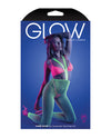 Glow Come Alive Suspender Stockings, Bralette & G-String Multi Color O/S