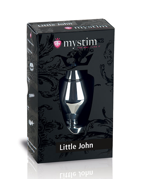 Mystim Little John Buttplug Small Aluminum - Silver