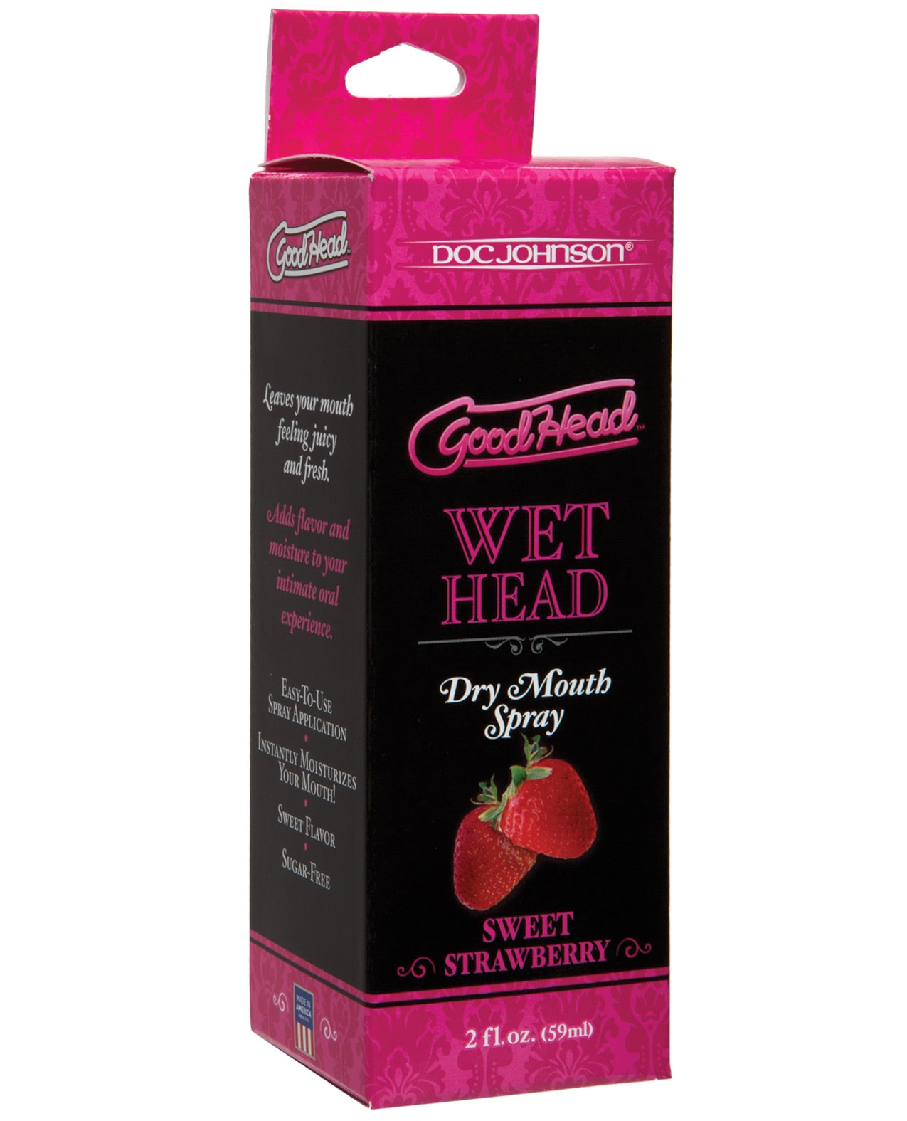 GoodHead Wet Head - 2 oz Spray Bottle Sweet Strawberry