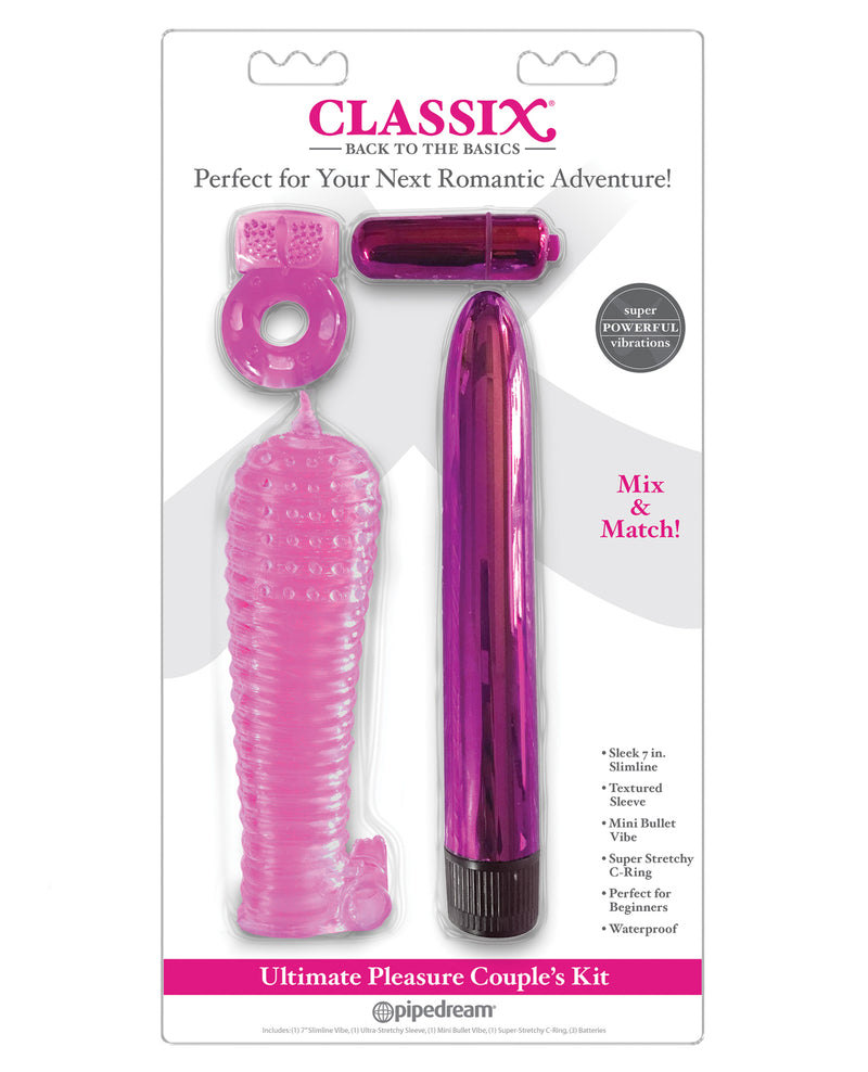 Classix Ultimate Pleasure Couples Kit - Assorted Colors