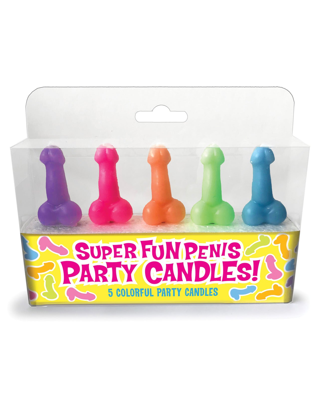 Super Fun Party Candles  - Set of 5