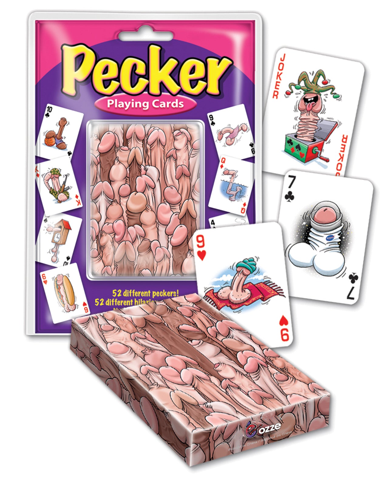 Ozze Pecker Playing Cards