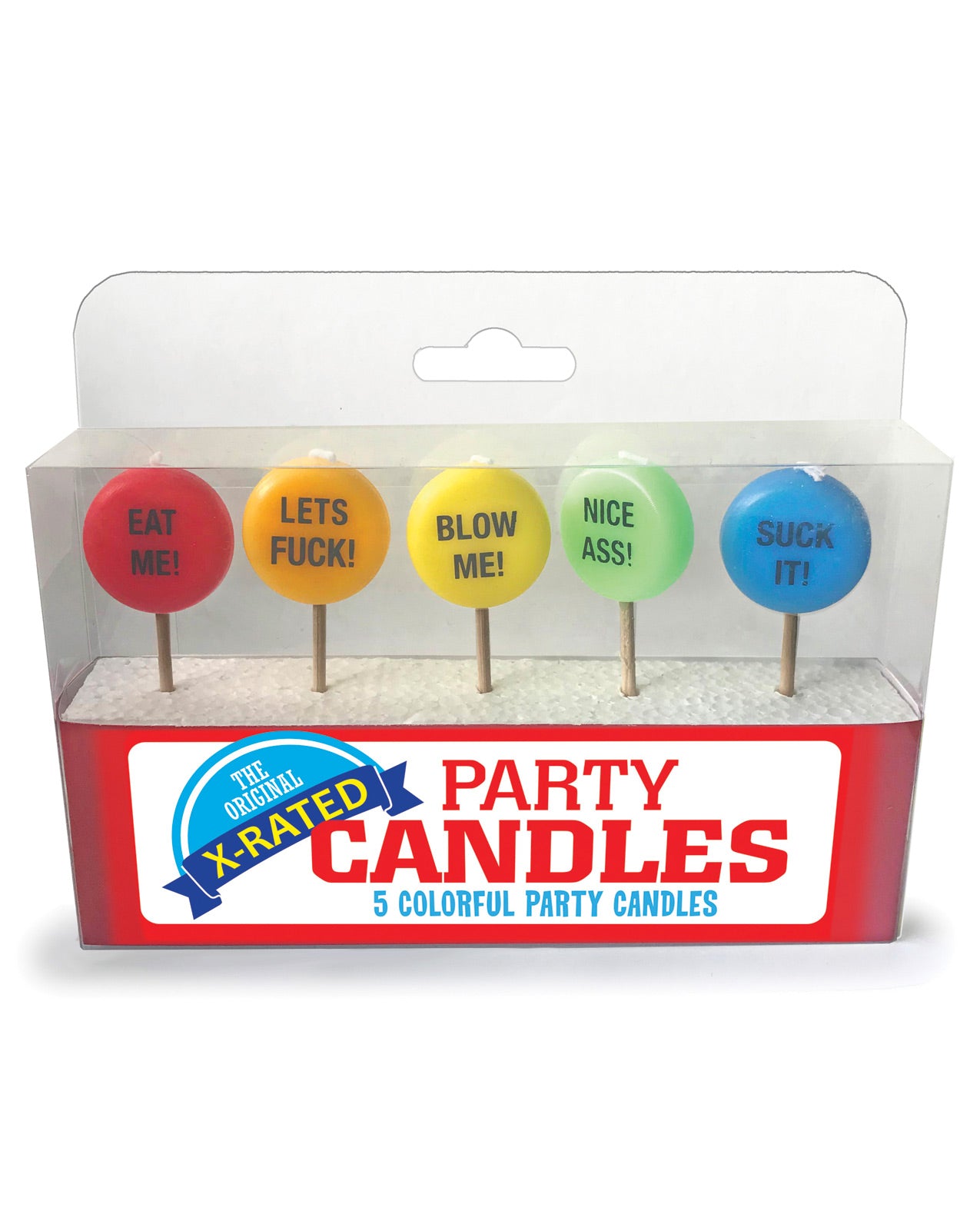 X-Rated Party Candles - Set of 5