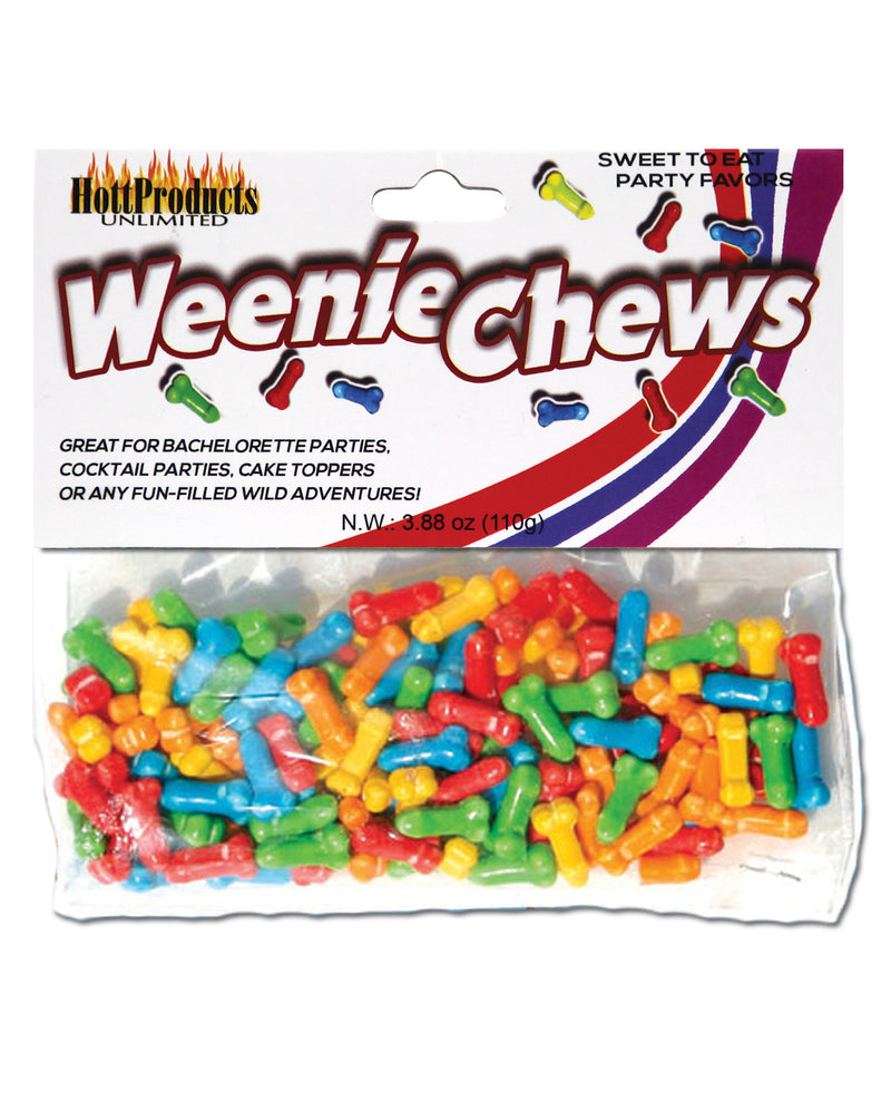 Weenie Chews Candies - Asst. Flavors Bag of 125