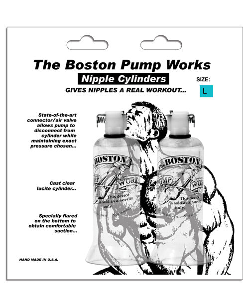 Boston Pump Works Nipple Cylinders - Pair