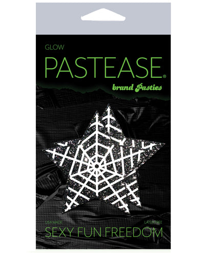 Pastease Halloween Glitter Web  - Glow in the Dark Black/White O/S