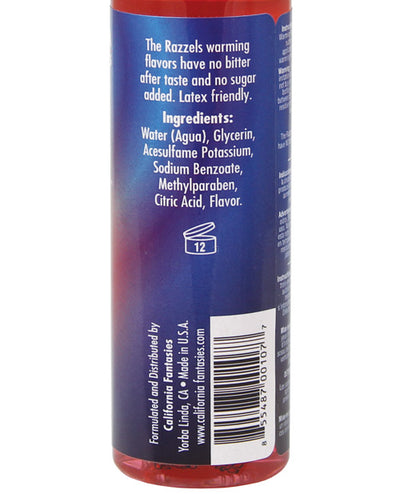 Razzels Warming Lubricant 4 oz - Assorted Flavors