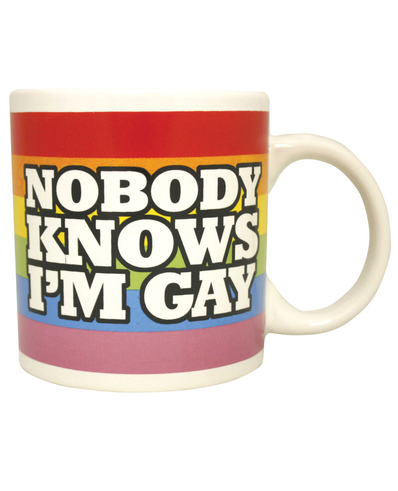Attitude Mug Nobody Knows I'm Gay