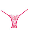 Adore Lace Enchanted Belle Panty Hot Pink O/S