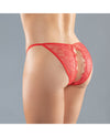 Adore Lace Enchanted Belle Panty Red O/S