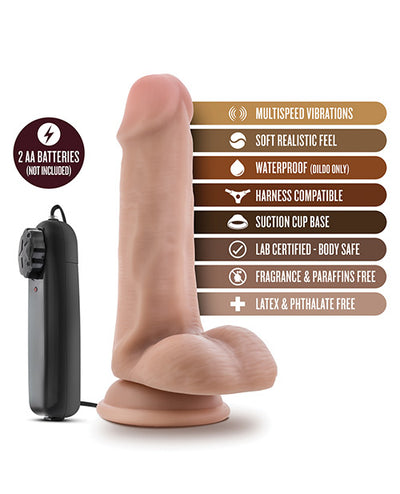 Blush Dr. Skin Dr. Rob 6" Cock w/Suction Cup - Vanilla