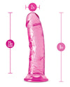 Blush B Yours Plus 8" Roar n Ride Dildo - Pink