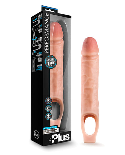 Blush Performance Plus 10" Silicone Cock Sheath Penis Extender - Flesh