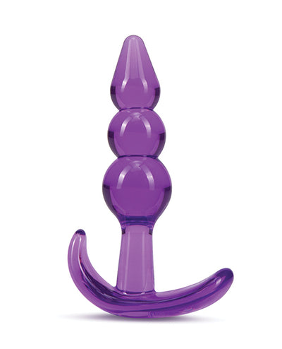 Blush B Yours Triple Bead Anal Plug - Purple