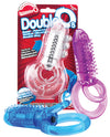 Screaming O DoubleO 8 Vibrating Double Cock Ring - Asst. Colors