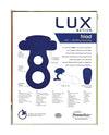 Lux Active Triad 4.5" Vibrating Dual Ring w/Remote - Dark Blue