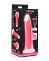 Curve Toys Lollicock 7" Glow In The Dark Silicone Dildo - Pink