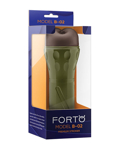 Forto Model B-02 Hard-Side Ass Masturbator - Dark