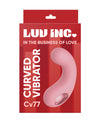 Luv Inc. Curved Vibrator - Light Pink