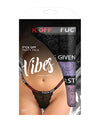 Vibes Fuck 3 Pack Thongs Assorted Colors O/S