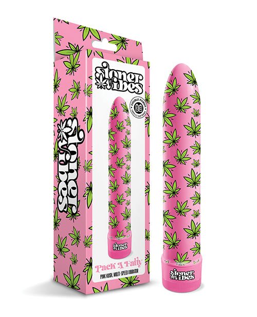 Stoner Vibes Pack A Fatty Multi Speed Vibrator - Pink Kush