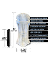 MSTR B8 Squeeze Vibrating Pussy Pack - Kit of 5 Clear