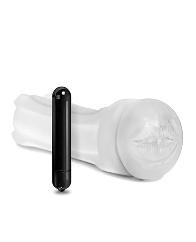 Shower Stroker Vibrating Mouth - Clear