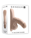 Gender X 4" Silicone Packer - Ivory