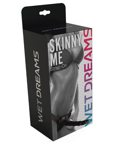 Wet Dreams Skinny Me 7" Strap on with Harness