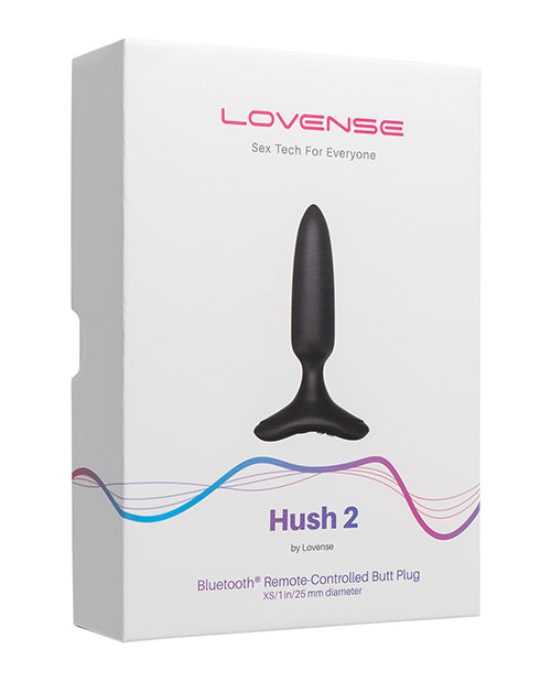 Lovense Hush 2 1" Butt Plug - Assorted Sizes
