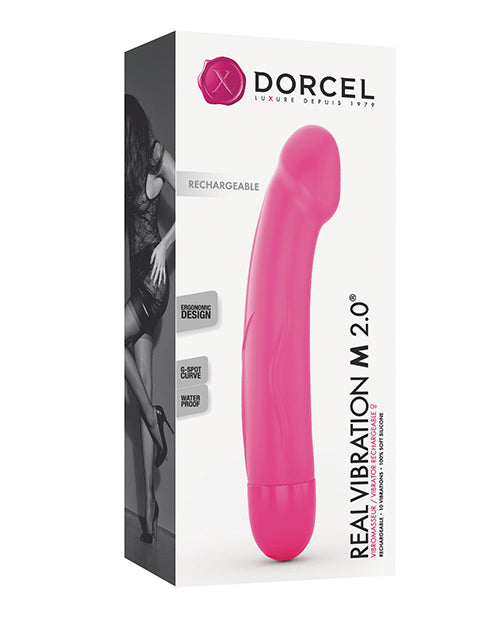 Dorcel Real Vibration M 8.5" Rechargeable Vibrator - Assorted Colors