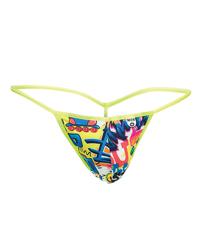 Male Basics Sinful Hipster Music T Thong G-String Print MD