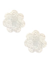 Neva Nude Lace Petal Flower Pasties - White O/S