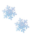 Neva Nude Glitter Snowflake Pasties - White O/S