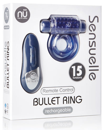 Sensuelle Remote Control Rechageable Bullet Ring
