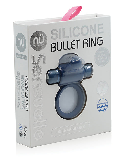 Sensuelle 7 Function Silicone Bullet Ring