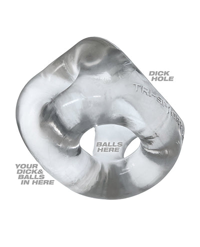 Oxballs Tri Sport XL 3 Ring Sling - Clear