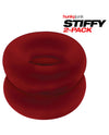 Hunky Junk Stiffy 2 Pack Cockrings - Cherry Ice