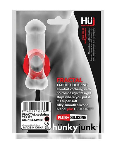 Hunky Junk Fractal Cockring - Tar Ice