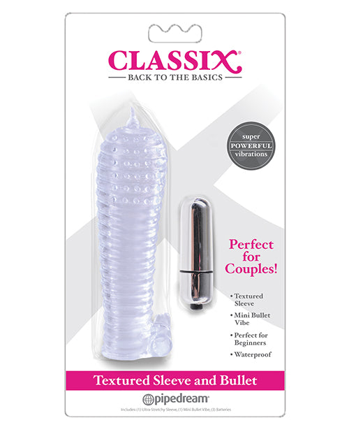 Classix Textured Sleeve & Bullet - Assorted Colors