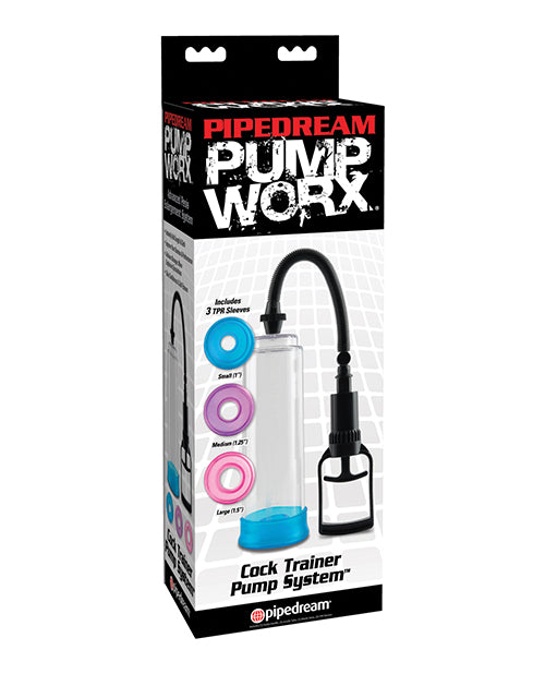 Pump Worx Cock Trainer Pump System w/3 TPR Sleeves