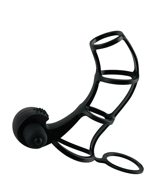 Fantasy X-tensions Deluxe Silicone Power Cage - Black