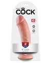 King Cock Realistic Suction Cup 8" Dong - Flesh