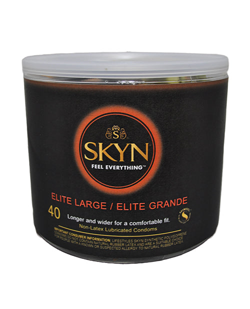 Lifestyles SKYN Elite Large Condom - Bowl of 40