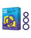 Romp Remix Trio Penis Ring Set of 3 - Purple