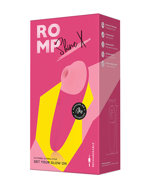 ROMP Shine X Clitoral Vibrator - Pink