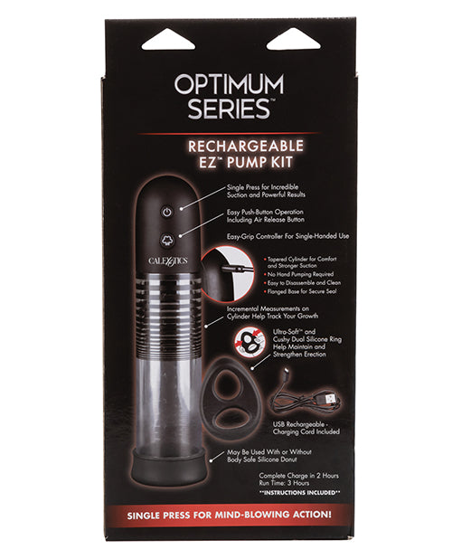 Optimum Series Rechargeable Ez Pump Kit - Clear