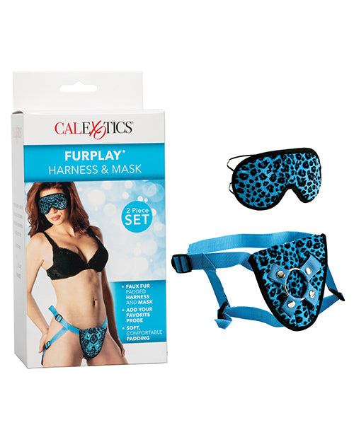 Furplay Harness & Mask - Blue