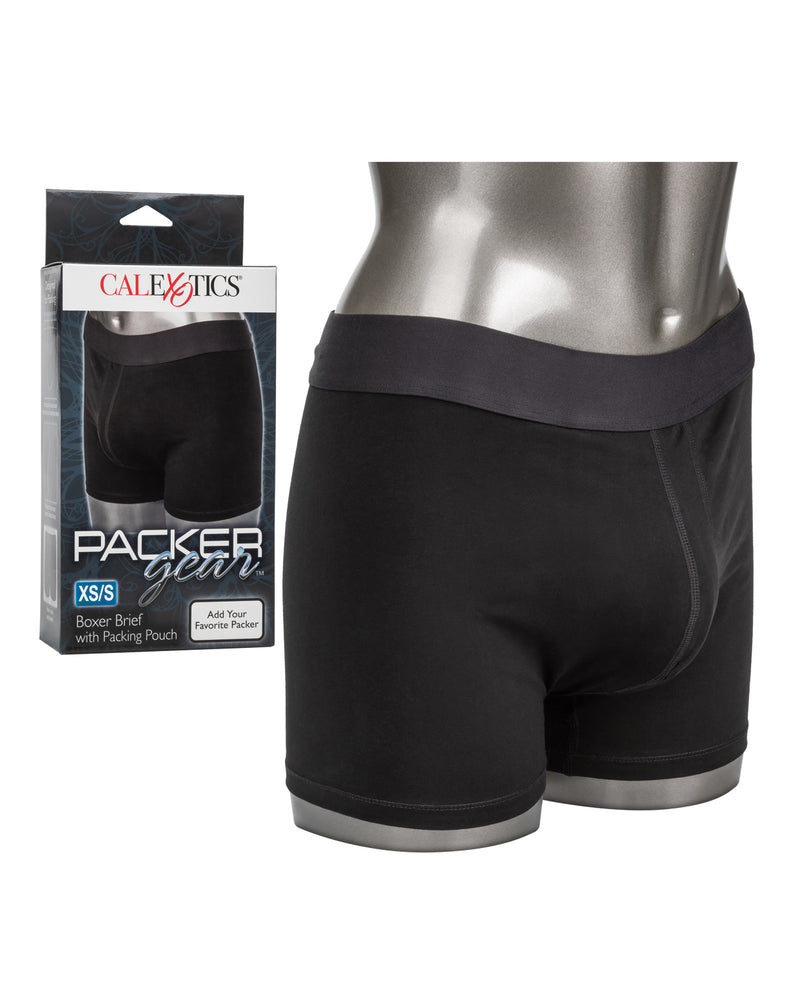 Packer Gear Boxer Brief with Packing Pouch - Black