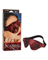Scandal Black Out Eyemask -  Black/Red